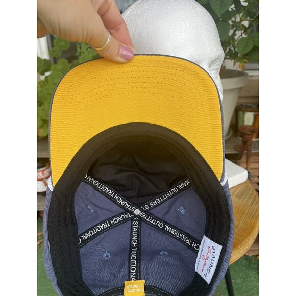 Staunch Traditional Outfitters Hinterland Patch Hat Blue Roped Snapback GUC - Picture 9 of 9